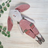 Bunny doll with clothes sewing pattern and photo tutorial