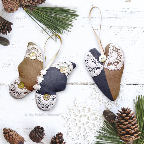 Heart & Butterfly FREE PDF Sewing Pattern Tutorial