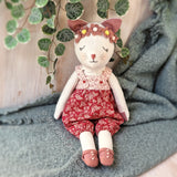 Cat doll and clothes PDF sewing pattern tutorial