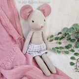 Doll shorts PDF sewing pattern tutorial