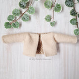 Dolls lined jacket sewing pattern & photo tutorial