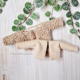 Dolls lined jacket sewing pattern & photo tutorial