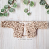 Dolls lined jacket sewing pattern & photo tutorial