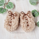 Doll's felt boots PDF sewing pattern tutorial