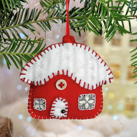Cottage ornament sewing pattern tutorial