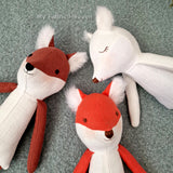 Fox or vixen doll PDF sewing pattern tutorial