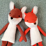 Fox or vixen doll PDF sewing pattern tutorial