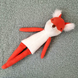 Fox or vixen doll PDF sewing pattern tutorial