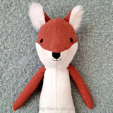 Fox or vixen doll PDF sewing pattern tutorial