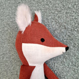 Fox or vixen doll PDF sewing pattern tutorial