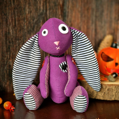 Gothic bunny Halloween sewing pattern and photo tutorial
