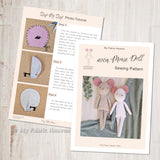 Mouse doll PDF sewing pattern & photo tutorial