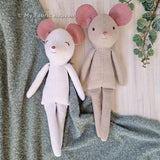Mouse doll PDF sewing pattern & photo tutorial