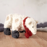 Polar bear with scarf & boots sewing pattern and photo tutorial