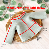 Doll clothes Autumn set, PDF sewing pattern bundle