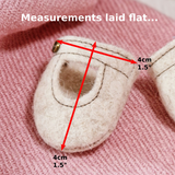 Doll felt sandals sewing pattern & tutorial