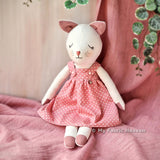 Cat doll and clothes PDF sewing pattern tutorial