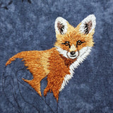 Fox PDF embroidery pattern and thread painting video tutorial