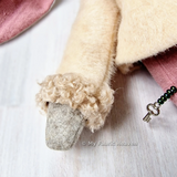 Doll Winter Accessories scarf, mittens, shoes & headband PDF sewing pattern tutorial