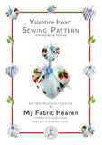 Valentine heart sewing pattern tutorial