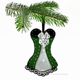 Felt Corset ornament pattern and tutorial