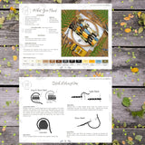 Fawn, baby deer, PDF embroidery pattern and thread painting video tutorial