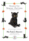 Felt cat doll sewing pattern and photo tutorial