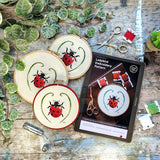 Ladybird Needle-painting Embroidery Pattern & Photo Tutorial