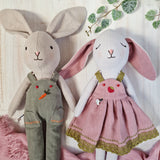 Bunny doll and clothes PDF sewing pattern tutorial