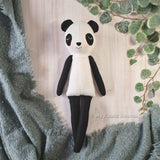 3-in-1 Teddybear, Koala & Panda doll PDF sewing pattern tutorial