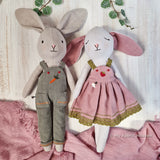Bunny doll and clothes PDF sewing pattern tutorial
