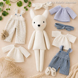 Fox doll and clothes PDF sewing pattern tutorial