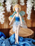 Magical Fairy doll with sparkly wings, sewing pattern and photo tutorial