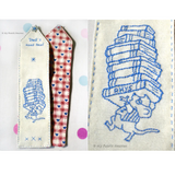 Embroidered bookmark project