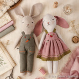 Bunny doll and clothes PDF sewing pattern tutorial