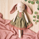 Doll pinafore dress PDF sewing pattern tutorial