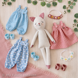 Doll clothes Summer bundle, PDF sewing patterns