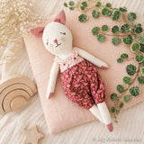 Cat doll PDF sewing pattern tutorial