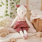 Cat doll and clothes PDF sewing pattern tutorial