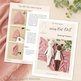 Cat doll PDF sewing pattern tutorial