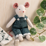 Tiny Mouse Doll Sewing Pattern PDF with Removable Clothes