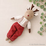 Doll clothes Spring set, PDF sewing pattern bundle