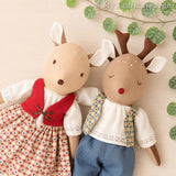 Deer doll and clothes PDF sewing pattern tutorial