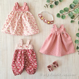 Doll clothes Summer bundle, PDF sewing patterns