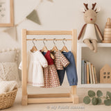 Doll clothes Spring set, PDF sewing pattern bundle
