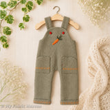 Doll overall dungarees PDF sewing pattern tutorial