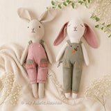 Doll overall dungarees PDF sewing pattern tutorial