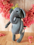 Denim Elephant sewing pattern and photo tutorial