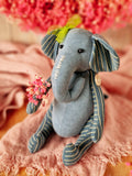 Denim Elephant sewing pattern and photo tutorial