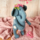 Denim Elephant sewing pattern and photo tutorial